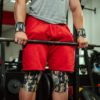 Gym Maniac Brown Camo GM Support Compression Knee Wraps - Image 4